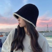 Autumn/Winter Pom-Pom Knit Cap - Women's Cute Beanie, Men's Japanese Style Versatile Cold Weather Trendy Brand Hat - Image 2